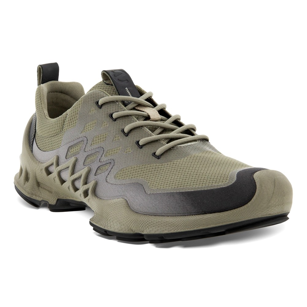 ECCO Mens Hiking Shoes Olive - Biom Aex Low Two-Tone - MNP-712940